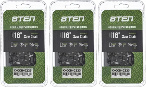 Miniatura 36 de 8TEN Cadena de motosierra semi cincel de 6 pulgadas .050 1/4 42 DL para Worx WG320 Black & Decker LLP120 (paquete de 3)
