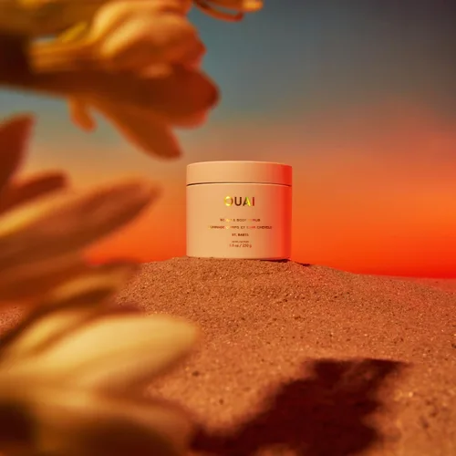Miniatura 6 de OUAI St. Barts - Exfoliante corporal con mezcla de azúcar y aceite de coco para piel suave e hidratada, exfoliante suave para eliminar