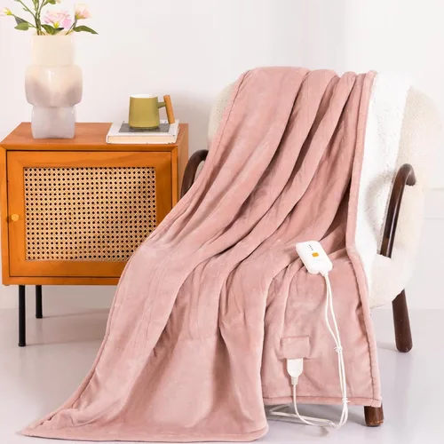 Miniatura 27 de Manta Eléctrica Térmica de 50" x 60" - Manta Térmica Eléctrica con 5 Niveles de Calefacción y 3 Horas de Apagado Automático, Lavable a Máquina