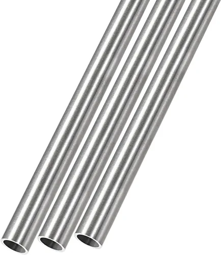 Miniatura 50 de METALLIXITY Tubo de acero inoxidable 304 (0.276 in de diámetro exterior x 0.031 in de alto x 11.811 in de largo) 3 piezas, tubo recto, para muebles