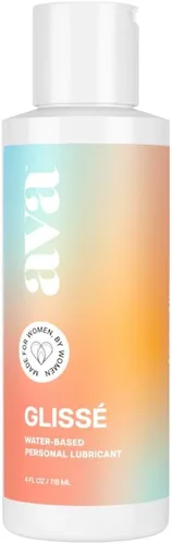 Ava Lubricante personal a base de agua de alta calidad, de larga duración, pH equilibrado y seguro para juguetes, lubricante antiadherente, sin