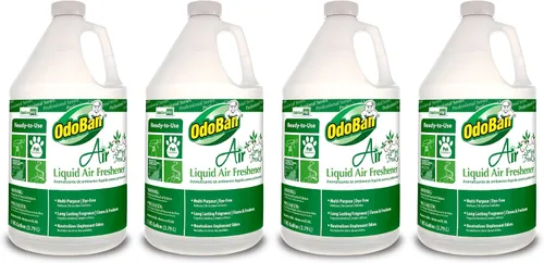 Miniatura 8 de OdoBan Professional Series - Ambientador líquido listo para usar, fabricado en los Estados Unidos, aroma a cereza, paquete de 2, 1 galón cada uno