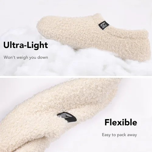 Miniatura 4 de RockDove - Pantuflas de vellón de estilo cerrado para mujer, ideales para interiores