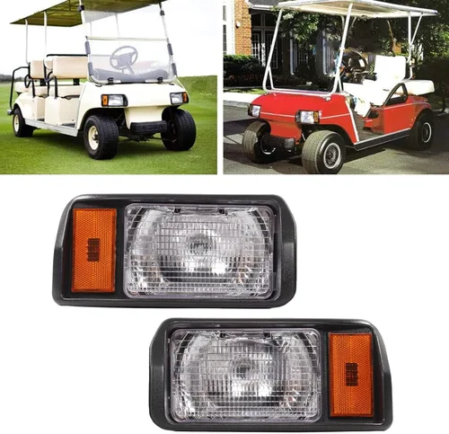 Miniatura 9 de EVGATSAUTO Faros delanteros LED, par de faros delanteros LED de precedentes de coche, faros delanteros 101988002 Super Brightness Reemplazo