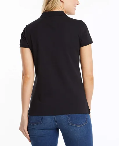 Miniatura 3 de Nautica Camisa polo de manga corta de 3 botones transpirable 100% algodón para mujer