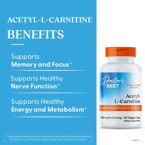 Miniatura 3 de Acetil L-carnitina con Sigma Tau Carnitina, cápsulas de 0,02 oz., DRB-00152, 1, 1
