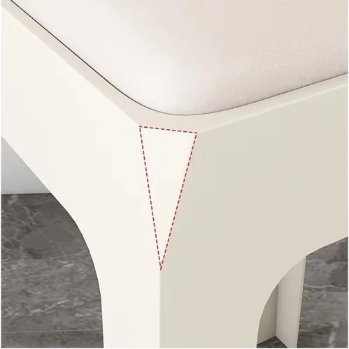 Miniatura 3 de ZJIEX Taburetes de bar modernos de plástico para mostrador, silla de isla de cocina sin brazos, taburete de encimera sin espalda, taburetes