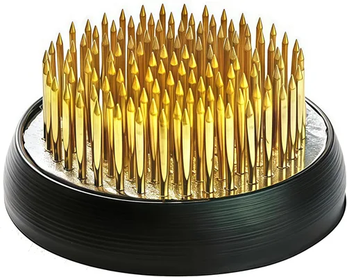 Miniatura 12 de Florero de Rana Floral Grande Flor de Rana para Arreglos Florales Suministros Japoneses Ikebana Kenzan con Base de Caucho (80mm)