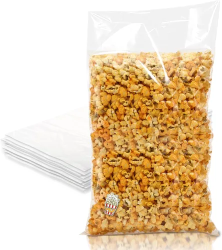 Miniatura 8 de Bolsas de polietileno transparentes con fuelle – 4 x 2 x 8 pulgadas, paquete de 1000 bolsas de plástico con fuelle lateral, a prueba de fugas