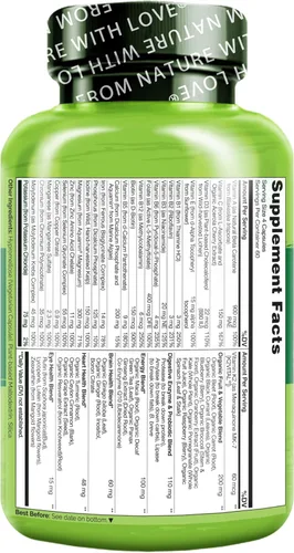 Miniatura 7 de NATURELO Multivitamínico de Alimentos Integrales para Mujeres - con Vitaminas, Minerales y Extractos Orgánicos - Suplemento para Energía y Salud