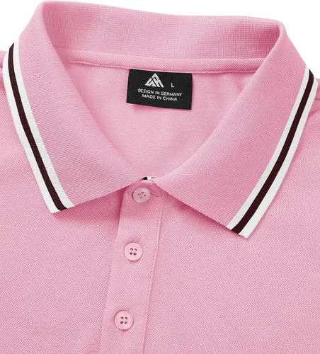 Miniatura 6 de ZITY Camiseta polo de manga corta para hombre, para golf, tenis