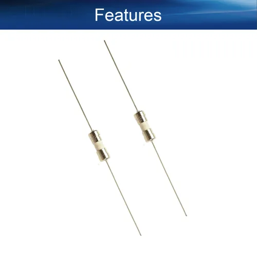 Miniatura 3 de Bettomshin 20 fusibles de plomo axial de tubo de cerámica T1A de 250 V, 0.142 x 0.394 in/0.14 x 0.39 pulgadas, fusible de fusión lenta de retardo