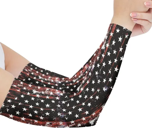 Miniatura 2 de CLOHOMIN Mangas para brazos, protección solar, mangas de compresión, cubierta de tatuaje para mujeres y hombres, manga deportiva atlética refrescante