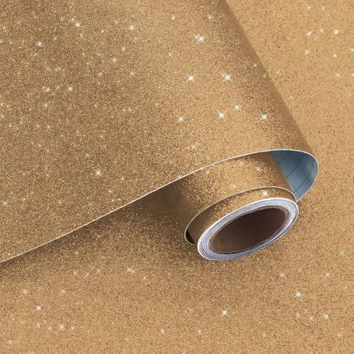 Miniatura 20 de VaryPaper Papel tapiz holográfico con purpurina de 15.7 x 78.7 pulgadas, para pegar y despegar, color gris, autoadhesivo, extraíble, papel