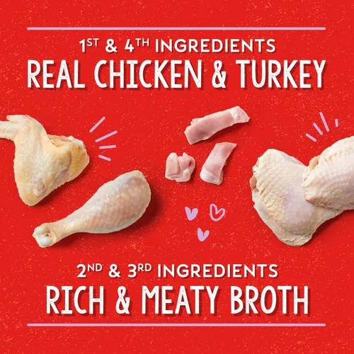 Miniatura 4 de Stella & Chewy's Lil Bites - Guisos salados para razas pequeñas, cena de pollo y pavo en caldo, tazas de 2.7 onzas (paquete de 12)