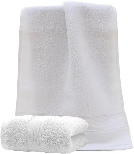 Miniatura 10 de JININQ 2 toallas de mano suaves 100% algodón de 13.4 x 29.5 pulgadas, juego de toallas faciales prémium para baño, gimnasio, hogar (azul)