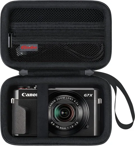 Elonbo Funda de transporte para cámara digital Canon PowerShot G7 X Mark III/G7 X Mark II/G7 X, Canon G7X Mark iii/ii 4K Vlogging Cámara Bolsa de