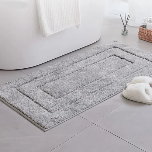 Miniatura 116 de GRANNY SAYS Alfombras de baño antideslizantes, lavables, extra suaves y absorbentes de agua para baño, alfombra de baño peluda de felpa, alfombra