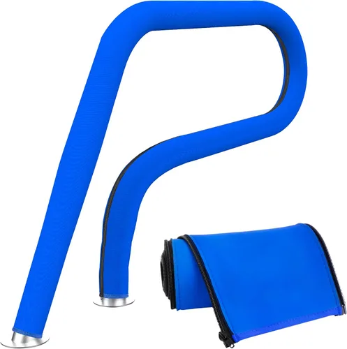 Miniatura 7 de Cubiertas para barandillas de piscina, 4 pies con cremallera, cubierta de neopreno para barandillas de piscina, para asas de escalera de piscina
