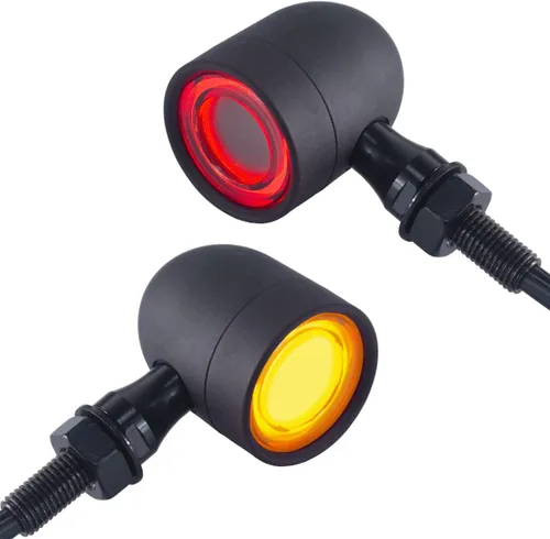 Miniatura 24 de FATECIM 2X Luces Traseras LED para Motocicleta, Señales de Giro, Luces de Marcha, Luz de Freno, Señal de Giro Trasera, Indicador de Señal de Giro