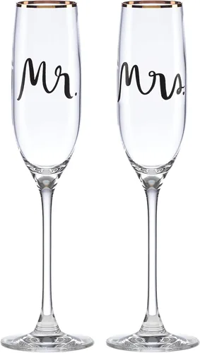 kate spade new york Juego de flauta champán de 2 piezas para fiesta nupcial