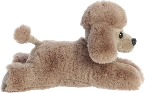 Miniatura 3 de Aurora® Adorable Mini Flopsie™ Paysley Caniche de peluche, facilidad juguetona, compañeros atemporales, color marrón, 8 pulgadas