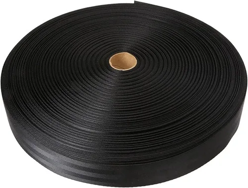Miniatura 3 de US Cargo Control Correa estilo cinturón de seguridad de 2 pulgadas x 300 pies, correa de cinturón de seguridad de poliéster negro, 5 paneles, 6,000