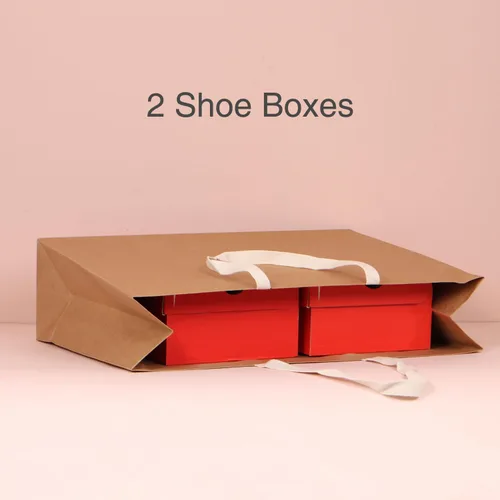 Miniatura 3 de 6 bolsas de papel marrón natural de 21.7 x 6.1 x 15.7 pulgadas (4) bolsas de papel marrón natural, gigantes, gigantes, enormes XL, gruesas