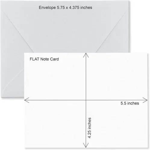 Miniatura 8 de Fairmont & Grove Paper Co. - Tarjetas de notas y sobres personalizados para mujer, juego de papelería de tarjetas planas personalizadas, elige