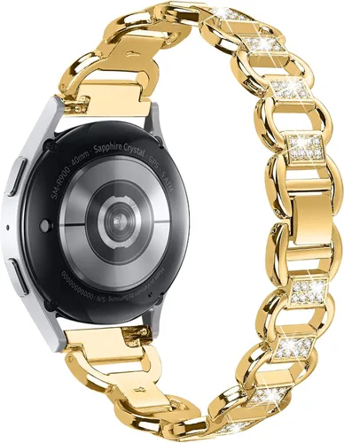 Miniatura 6 de Pulsera de metal compatible con Amazfit GTS 4/GTS 4 Mini/Bip 3/Bip 3 Pro/GTS/Bip para mujer, correa de reloj elegante de 0.787 pulgadas, correa