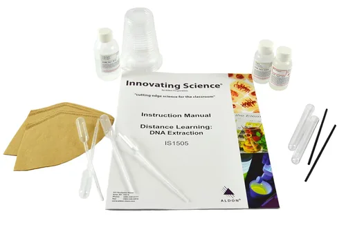 ALDON Innovating Science DNA Extraction: Kit de aprendizaje a distancia - Explora la historia y el descubrimiento del ADN - Aislar el ADN de