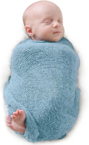 Miniatura 7 de Accesorios de fotografía para recién nacidos, manta elástica para fotografía de recién nacidos, para bebés, niños y niñas, posando accesorios