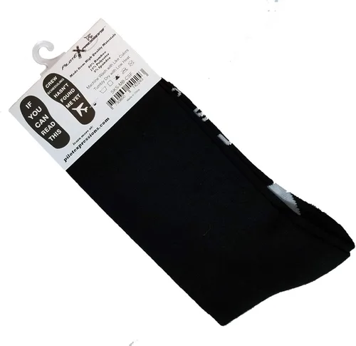 Miniatura 3 de Si puede leerlo, programar la tripulación. Calcetines para vestido de aviación, diseño de avión