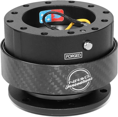 Miniatura 2 de NRG Innovaciones. Liberación rápida Cuerpo negro/fibra de carbono negra