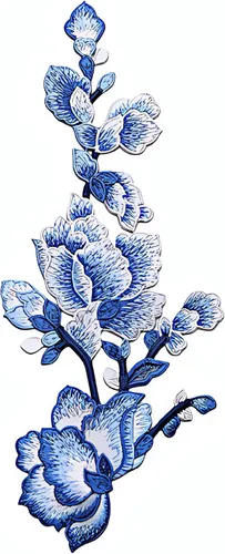 Miniatura 22 de 5 parches de flores coloridas, parches de loto para coser para planchar para ropa de bricolaje, jeans, costura Conjunto de loto