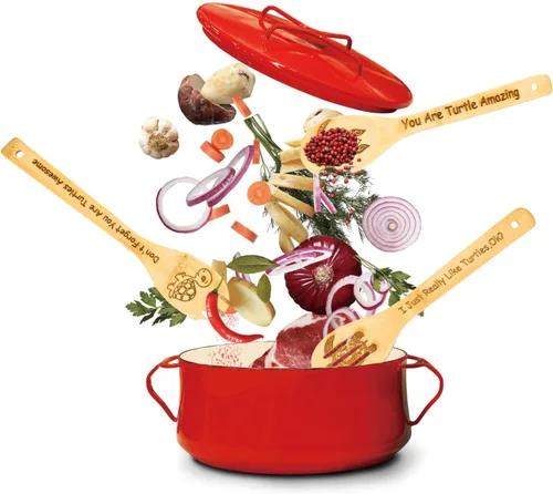 Miniatura 8 de Cucharas de cocina de madera de vaca, regalos de vaca, regalos de vaca para mujeres, regalos de decoración de cocina de vaca, regalos para amantes