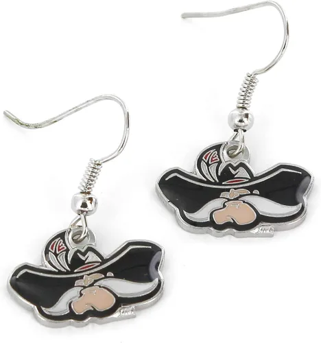Miniatura 21 de aminco NCAA Pendientes colgantes con logo de la NCAA para adultos unisex