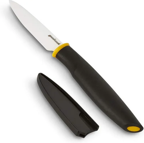 Miniatura 6 de GoodCook Touch - Cuchillo Santoku de 7 pulgadas, acero de alto carbono, agarre cómodo antideslizante, hoja de cuchillo con hoyuelos para cortar
