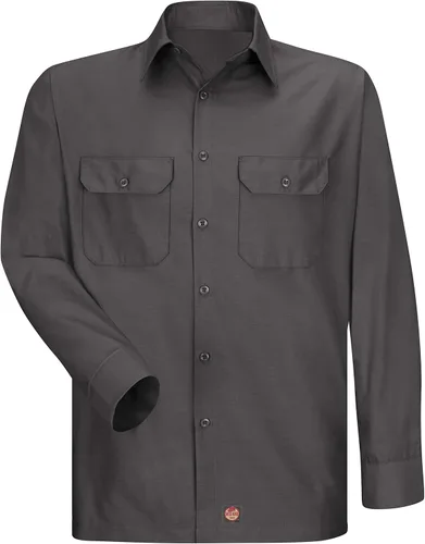 Miniatura 3 de Red Kap Camisa de trabajo Ripstop sólida, resistente a desgarros, manga larga