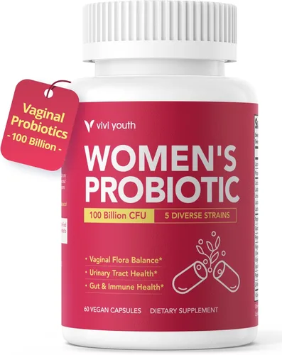 Probióticos vaginales – Equilibrio de pH, control de olores femeninos y soporte de levadura, probióticos para mujeres con prebióticos y mezcla de