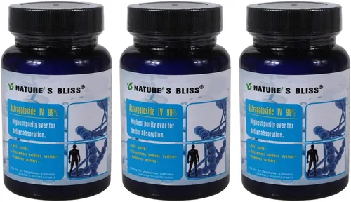Miniatura 8 de Nature'sbliss Astragalósido IV protegido con ácido estomacal y superabsorción 99%, 50mg, 30caps