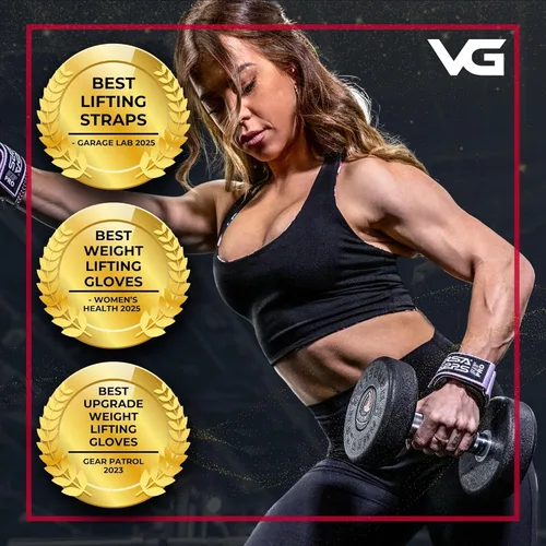 Miniatura 7 de Versa Gripps® Fit, hecho en los EE. UU., correas para la muñeca como alternativa al levantamiento de pesas, el mejor accesorio de entrenamiento Negro