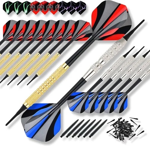 Miniatura 5 de Steel Tip Darts Set 18 Grams15 Pack Steel Barrels