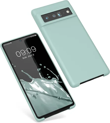 Miniatura 469 de kwmobile Funda Compatible con Google Pixel 6 Pro - Funda de teléfono de silicona TPU con acabado suave - Azul Arrecife