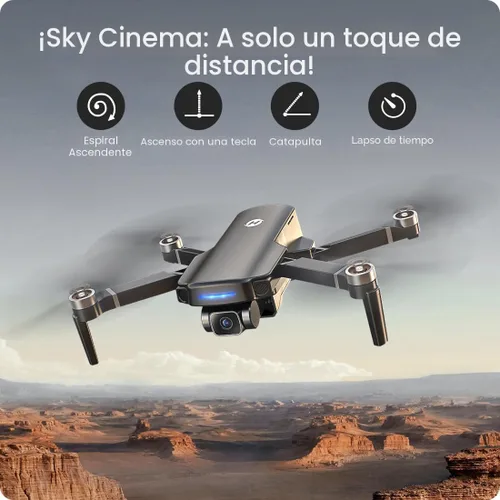 Miniatura 6 de Holy Stone Drone GPS con cámara 4K UHD para adultos principiantes; HS360S 249g Quadcopter RC FPV plegable con rango de control de 10000 pies, motor