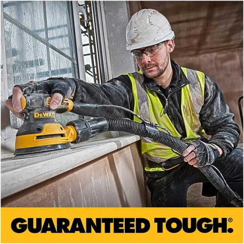 Miniatura 8 de DEWALT Lijadora de órbita aleatoria, velocidad variable, 5 pulgadas (DWE6423), fuente de alimentación eléctrica con cable