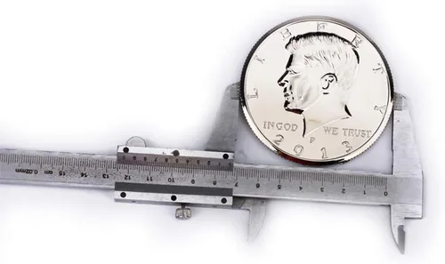 Miniatura 2 de blue-ther Moneda mágica jumbo de 3 pulgadas Moneda de medio dólar Trucos de magia Street Stage Close Up Accesorios mágicos para Mago Gimmick