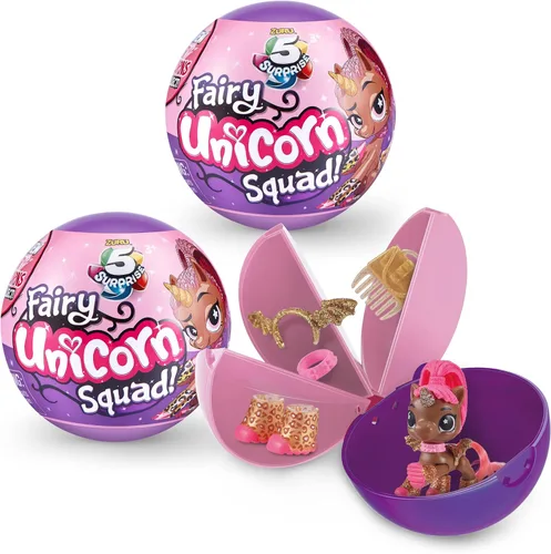 Miniatura 8 de 5 Surprise Unicorn Squad Series 6 - Escuadrón resplandor de unicornio recién nacido (paquete de 2) por ZURU, juguetes coleccionables misteriosos