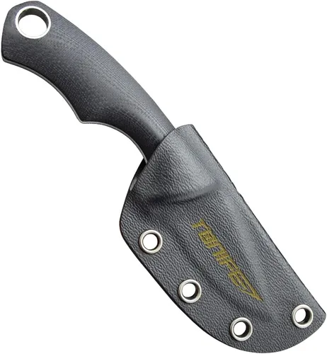 Miniatura 7 de TONIFE Cuchillo para el cuello, mini cuchillo de hoja fija de supervivencia al aire libre, EDC de alta dureza, hoja afilada de 1.7 pulgadas, cuello