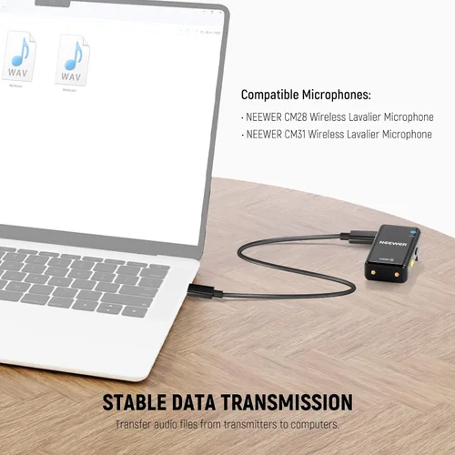 Miniatura 4 de NEEWER Paquete de 2 cables OTG, USB C a C y USB C a iOS, cable de salida de audio DAC macho a macho compatible con iPhone, iPad, Android, MacBook